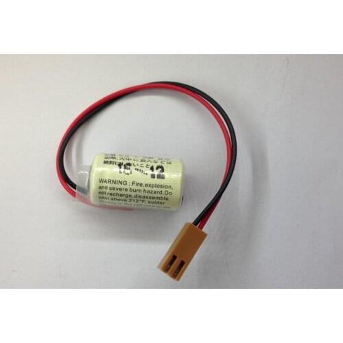 1PCS/LOT CR14250SE 3V CR14250 3V 850mAh Lithium PLC With Brown Plug