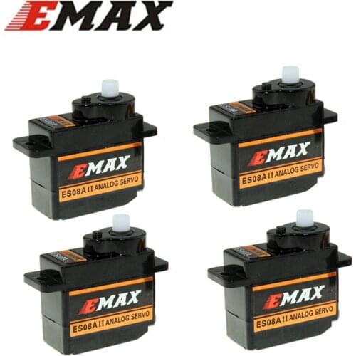 100% Original EMAX ES08A II Digital Servo High Sensitive Mini Sub Micro Servo for RC airplane Helicopter