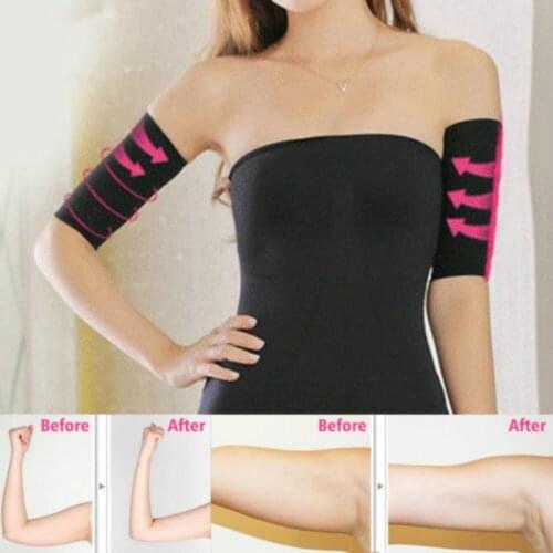 2018 Women Slimming Arm Warmers Shaper For Female Weight Loss Cellulite Fat Burner Wrap Belt Nylon Stretch