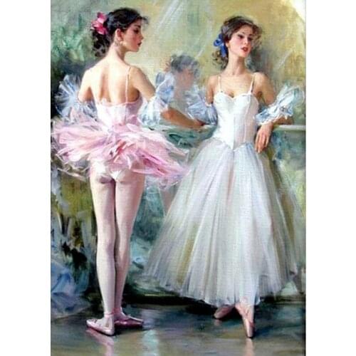 Full Drill Diamond Painting Little girl DIY Picture Of Rhinestone 5D Diamond Embroidery Cross Stitch Decor