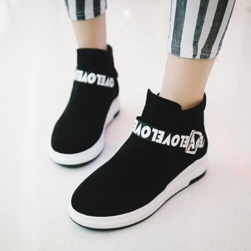 Big Size 11 12 13 European and American wind round head side zipper buckle waterproof desk letter boots