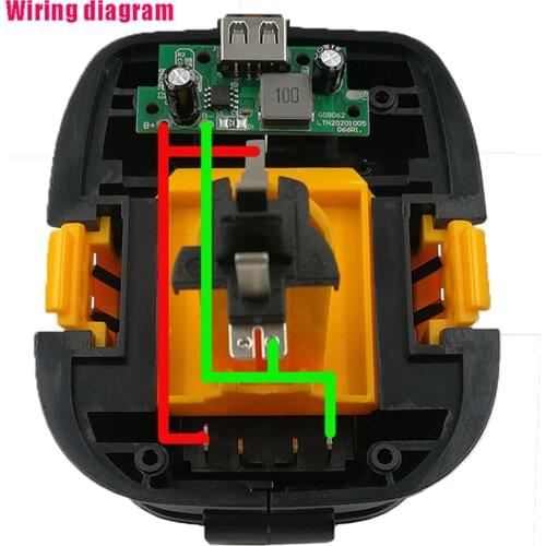 DIY Practical DCB1820 Adapter Charger Converter Assembly Kits for 18V 20V 60V Lithium Battery DC206 DC9096 Nickel Electric Tools