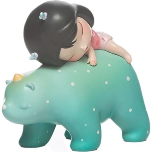 Home Decor Hand Made Living Rooms Bedroom Office Tabletop Ornaments Cartoon Arts And Crafts Gift Room Decors Household Goods