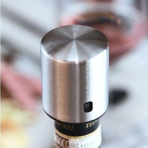 Circle Joy Electric Wine Bottle Opener 4 In 1 Set Wine Stopper Decanter Round Paper Cutter 304 Stainless Steel 0.038Mpa