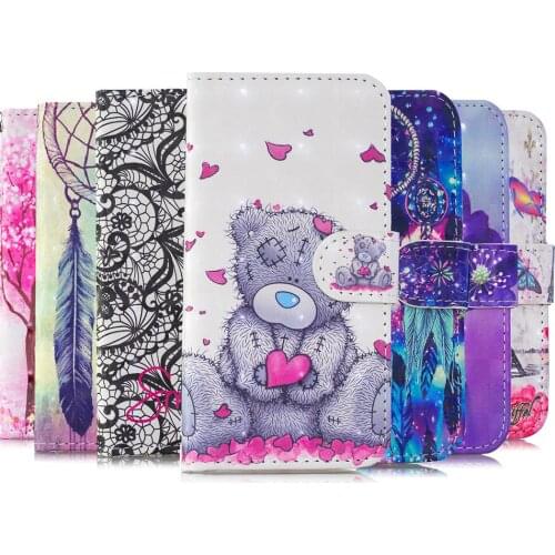 Flip Leather Case For Huawei Psmart Z Y9 Prime 2019 Enjoy 9 Plus Honor 10 20 Lite 10i 20i Psmart Plus Cover 3D Wallet Phone Case