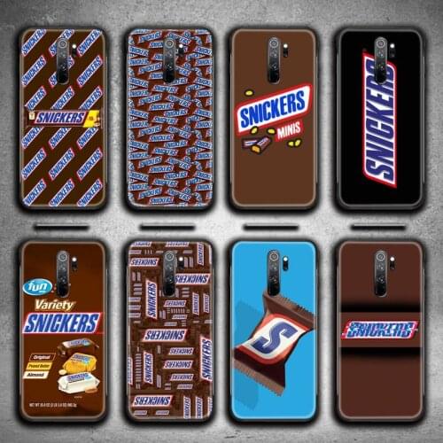 Hot cute bear chocolate SNICKERS Phone Case for Redmi 9A 8A 7 6 6A Note 9 8 8T Pro Max Redmi 9 K20 K30 Pro