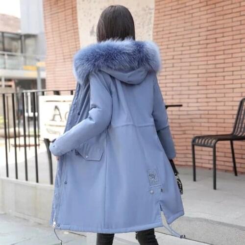 Winter Jacket Women 2020 New Female Parkas Long Slim Fur Collar -30 Degree Winter Warm Hooded Thicken Coats