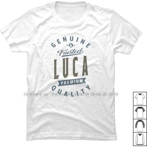 Luca T Shirt 100% Cotton Premium Genuine Name Luca Me