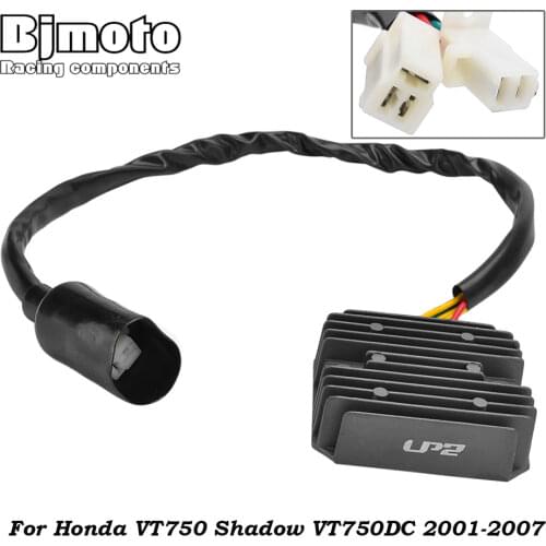 BJMOTO Motorcycle Voltage Regulator Rectifier For Honda VT750 Shadow VT750DC 2001-2007 31600MCRA01