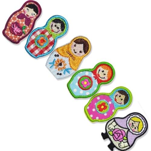 Cartoon Character Custom Iron On Patches Sewing Embroidered Applique for Jacket Clothes Stickers Badge DIY Apparel Accessories