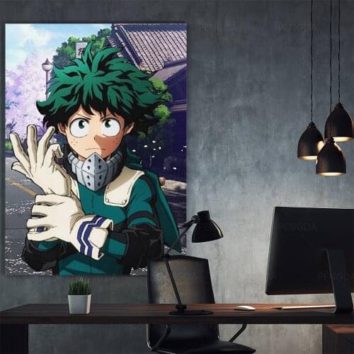 Wall Art Modular Canvas Deku My Hero Academia Handsome Home Decor Pictures HD Printed Paintings Living Room Artwork No Framed