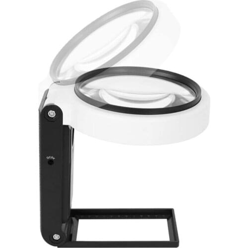 GTBL nifying Glass with Light, 3.5X 25X nification with LED Illuminated, Handheld or Stand nifying Glass