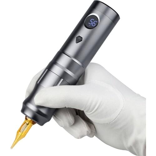 New Wireless Tattoo Pen Machine Japanese Coreless Motor 2 Battery Pack Tattoo Supplies