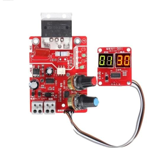 40A/100A Digital Display Spot Soldering Station Time and Current Controller Board Timing Ammeter Spot Welders Control Board