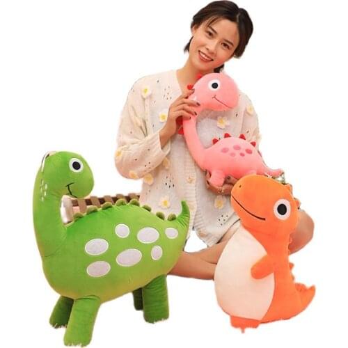 Dinosaur plush toy cute large children doll bed pillow color dinosaur high quality birthday Xmas gift for children and friends