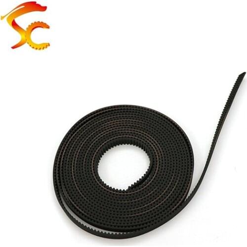 High quality 10Meters/lot GT3 9mm width open ended rubber timing belt for laser engraving CNC machines Free shipping(3GT 9MM)
