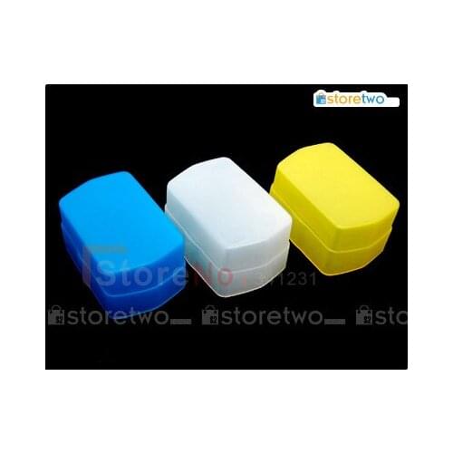 Flash Diffuser softbox set for Can&n 580EX II 580EX Speedlite Yongnuo YN-560 565EX Gogox V850 V860C light 3pcs color choose