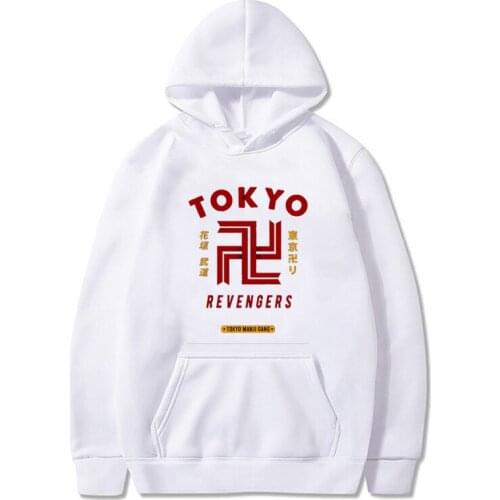 Tokyo Revengers Sweatshirt Hoodie Oversized Sportswear Cartoon Keep Warm fall Winter Clothing Women Men