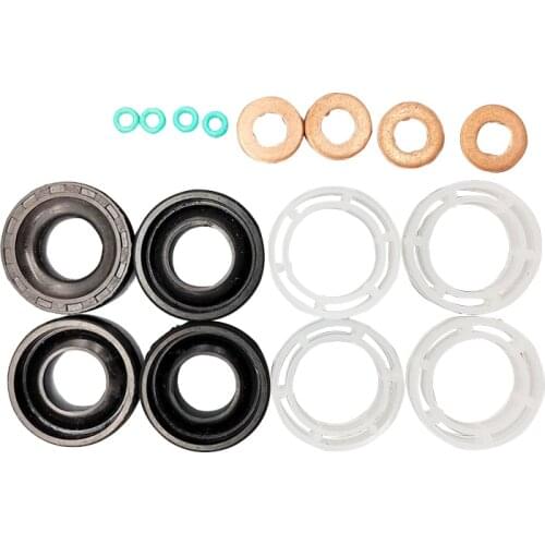 Fuel Injector Seals Washer O Ring Kit For Ford Fiesta Fusion Focus 1.6 TDCi