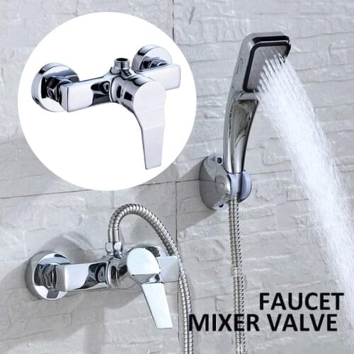 Bathroom Shower Faucet Diverter Valve Water Separator Shower Adjustable Shower Head Diverter Valve Bathroom Accessories