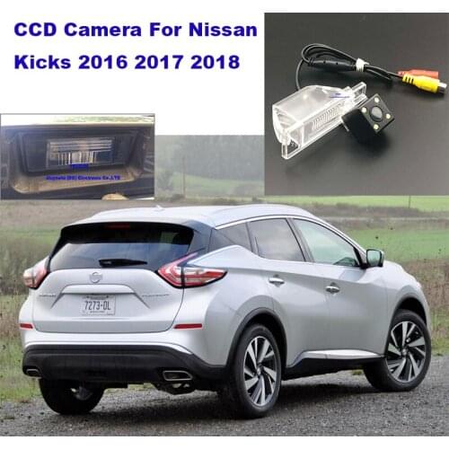Yessun HD CCD Night Vision Car Rear View Reverse Backup Camera Waterproof For Nissan Kicks 2016 ~ 2018