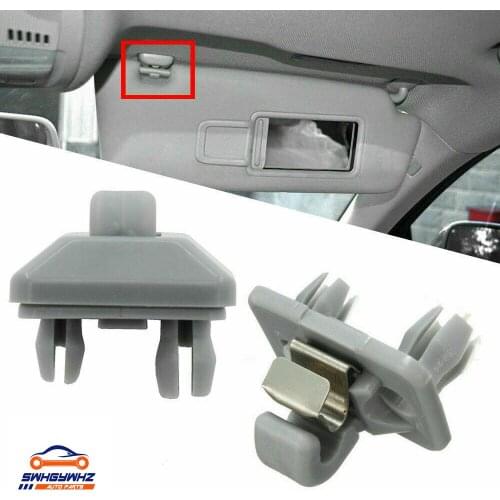 Sun Visor Clip Porpor Booya Interior Sun Visor Hook Clip Bracket for Audi A1 A3 A4 A5 Q3 Q5(8E0 857 562)A7 B6 B7 B8 S4 S5
