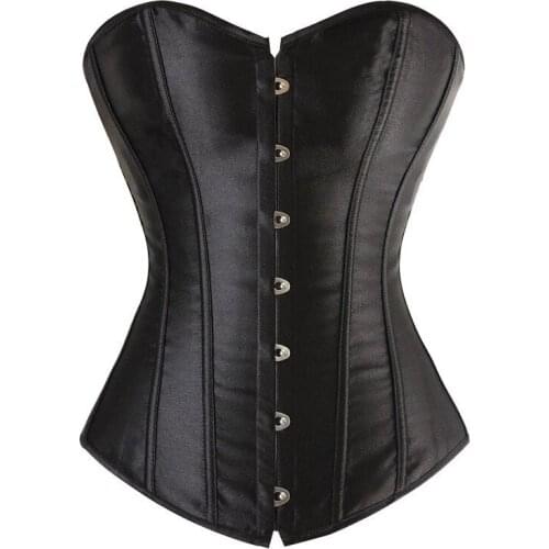 Womens Overbust Corset Plus Size Sexy Corselet Corsets and Bustiers Tops Gothic Lingerie Slimming Vintage Lace Up Lingerie
