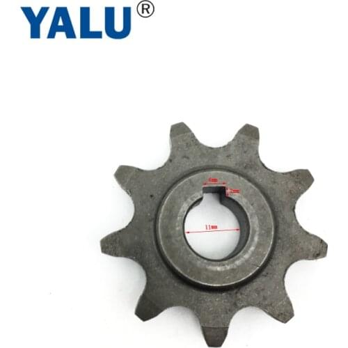 9 Tooth Sprocket For Electric Bike Motor MY1016Z Unitemotor MY1018 Original 9T Sprocket Electric Scooter Engine Sprocket For 410