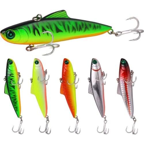 1Pcs 8.5cm 21g VIB Fishing Lure vibration sinking winter Ice Fishing Wobblers Artificial Hard Bait Pesca Floating Fishing Tackle