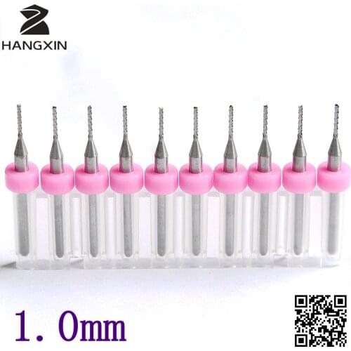 Exercise 10PCS Tungsten Carbide PCB Cutter 1.0mmFishtail Engraving Tools, CNC Routers Timber Metal Fresa Engraving Tools