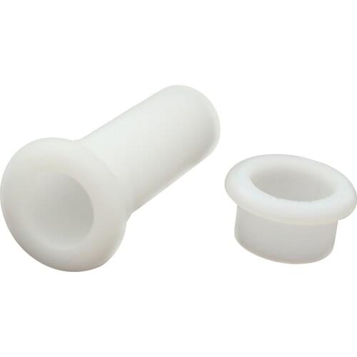 2pcs Marine Boat Thru Hull Drain Tube Plug for Transom Motorwell Livewell or Baitwell - Fits 1-1/4 inch Opening