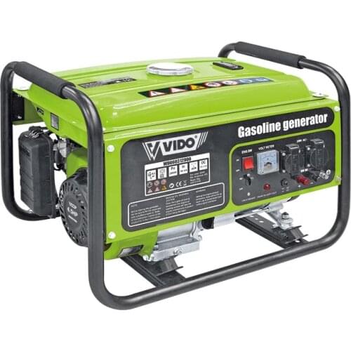 VIDO power source 2800w 3000 w home use gasoline generator 2500 w for electricity supply