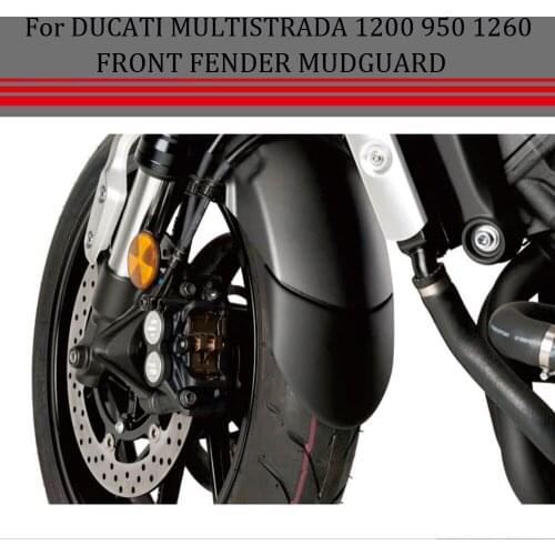Motorcycle Accessories For Ducati Multistrada 1200 1200S ABS Plastic Material Protective Front Fender Extension Rear Extender