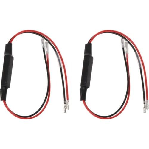 One Pair Cement Load Resistors For Motorcycle LED Turn Signal Indicator Light F19A