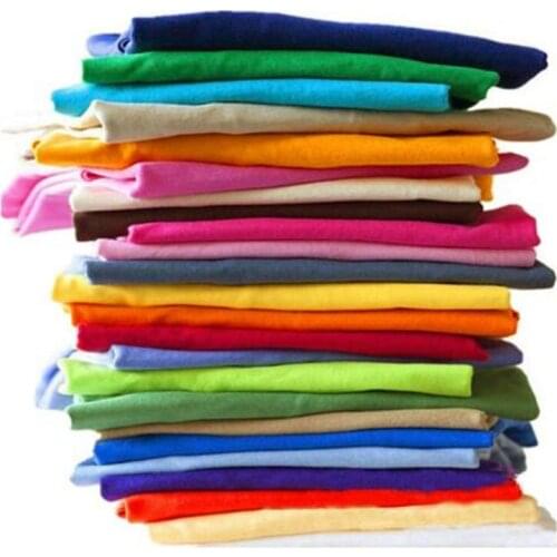 Solid Color T Shirt Wholesale Black White Men Women Cotton T-shirts Skate Brand T-shirt Running Plain Fashion Tops Tees