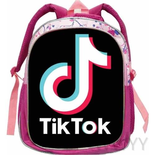 TIK TOK Print Backpack Back to School Bag For Boys Girls Kids Backpack Stylish Elementary Children Mochila