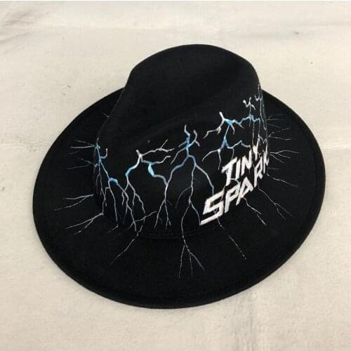 Simple Women Men Wool Print Vintage Gangster Trilby Felt Fedora Hat With Wide Brim Gentleman Elegant Lady Winter Autumn Jazz Cap