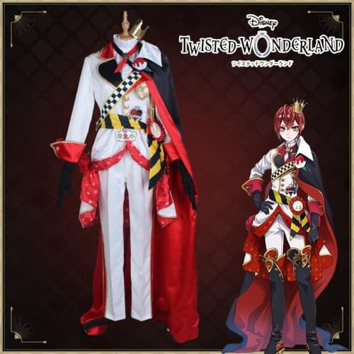 The Twisted Wonderland HEARTSLABYUL Riddle Uniforms Cosplay Costume Free Shipping F