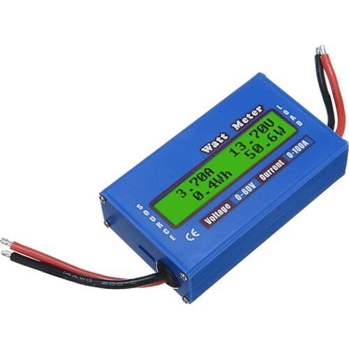 100A 4V-64V LCD Screen Digital Wattmeter High Precision Power Meter RC Watt Meter Balance Voltage Battery Balancer Charger Tools