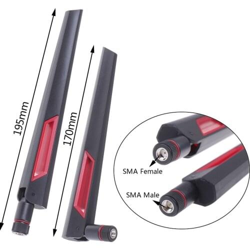 10dbi Dual band WIFI Antenna 2.4G /5.8G RP SMA Male Universal Antennas Amplifier WLAN Router
