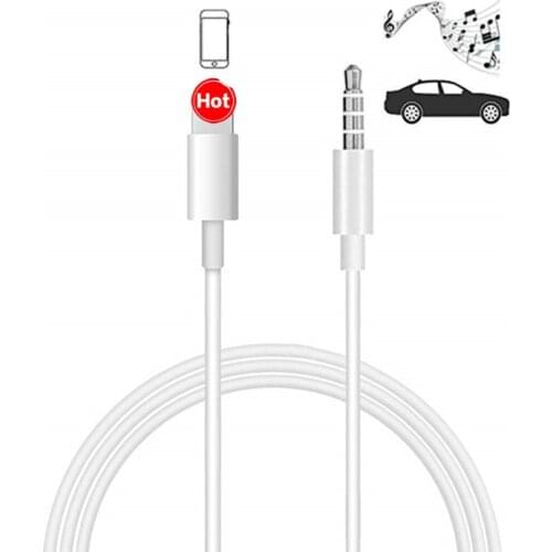 Lighting To 3.5mm Jack Aux Audio Cable Not Bluetooth Earphone for IPhone 11 Pro XS Max XR 7 Plus 8 X Wired Headphone Car Speaker