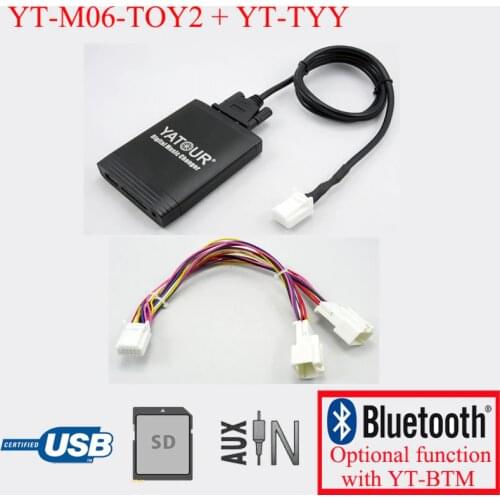 Yatour car radio MP3 player for Toyota Lexus 6+6PIN radios with Navigation System