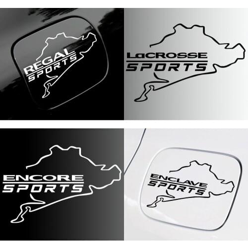 Car Styling Creative Vinyl Car Logo Fuel Tank Cap Sticker Decals For Buick Regal Lacrosse Encore Enclave envision Avenir