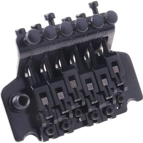 Floyd Rose Double Locking Tremolo System Bridge for Electric Guitar Parts Black Musical Instrument Accessories Fit Most E-Guitar
