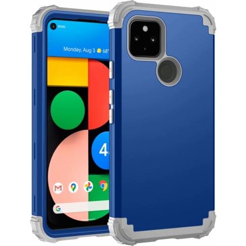 For Google Pixel 5 4 3 XL Case Hard PC+Silicone Hybrid Shockproof protect Back Cover Case For Pixel 4A 5A 3A XL Full Cover shell