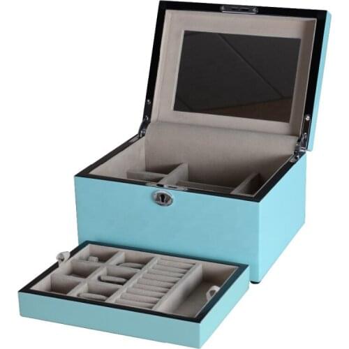 Wooden jewelry drawer box storage case jewelry gift boxes