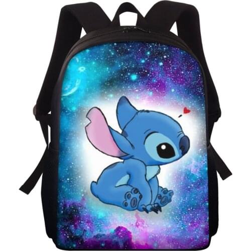 Lilo & Stitch Children Backpack Disney High Capacity Cartoons Printing Teenager School Bag Cute Anime Student Bags Girls Gifts