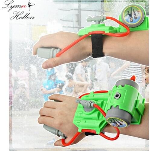 New Children Wrist Water Blaster Squirt Gun Hand-Held Spray Shooting Water Interaction Playing Game Swimming Pool Beach Kids Toy