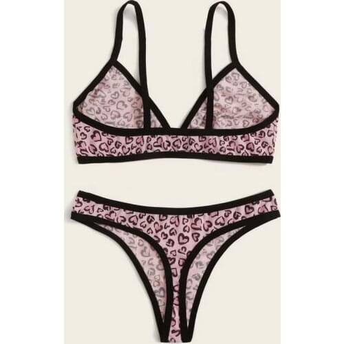 EAnvog Leopard Swimwear