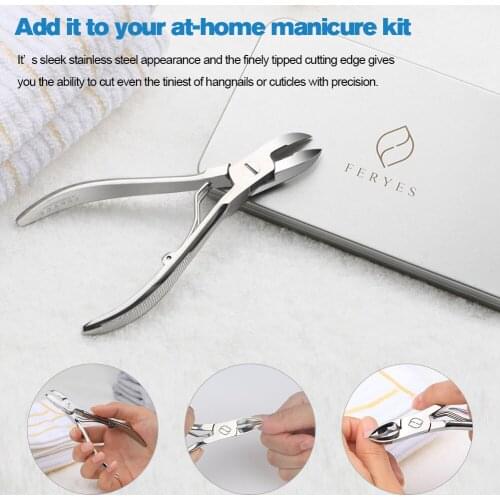 Nail Clipper Cuticle Nipper Cutter Stainless Steel Pedicure Manicure Scissor Nail Tool For Trim Dead Skin Cuticle